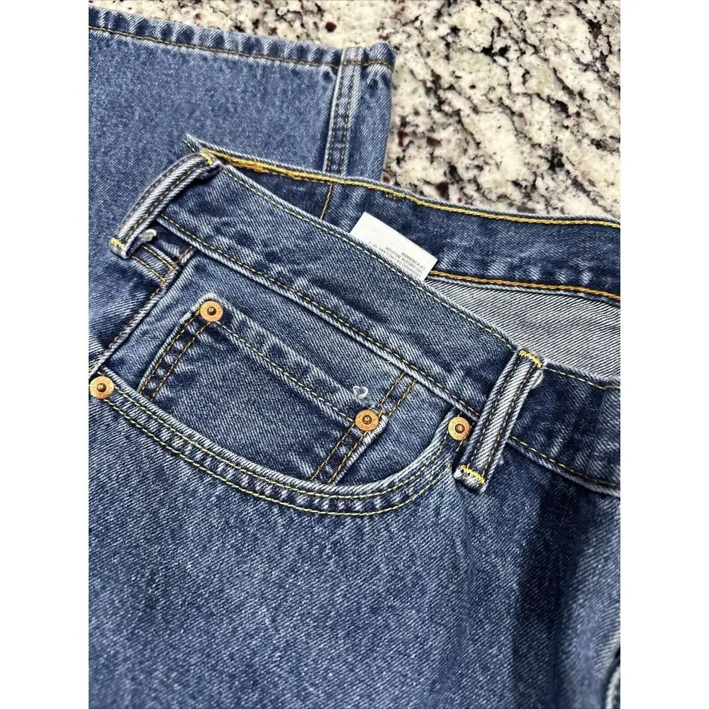 Levi's Men's Straight Jeans Blue Cotton 40x30‎ 505 Original Fit Jeans 2nd